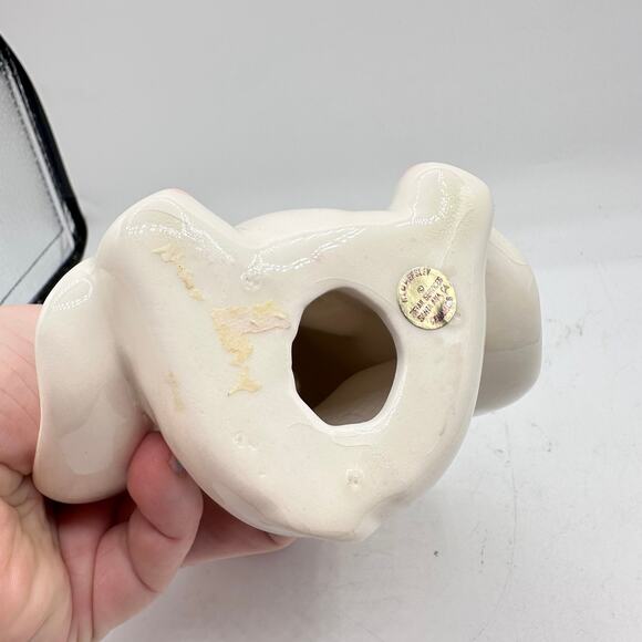 Ceramic VINTAGE 6" Disney Dumbo ELEPHANT with PINK COWBOY HAT FIGURE - Picture 4 of 6